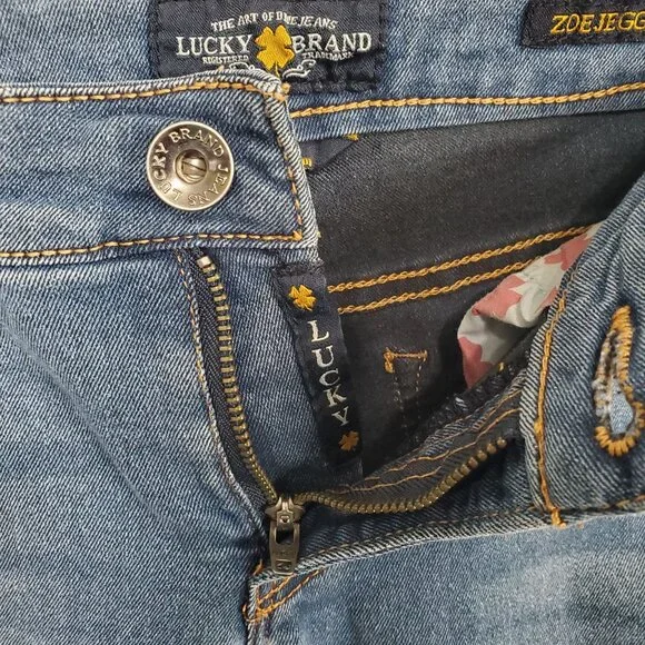 Lucky Brand Girls 14 Zoe Jegging Denim Jeans Skinny Low Rise Stretch Legging - Picture 11 of 15